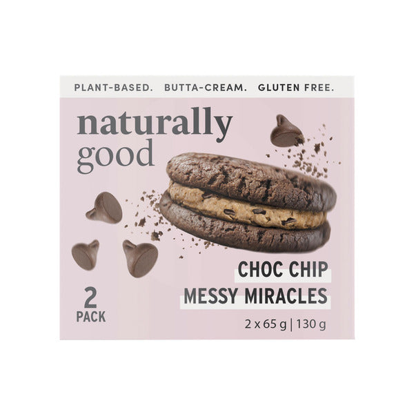 Naturally Good Choc Chip Mess Miracles 2 Pack | 65g