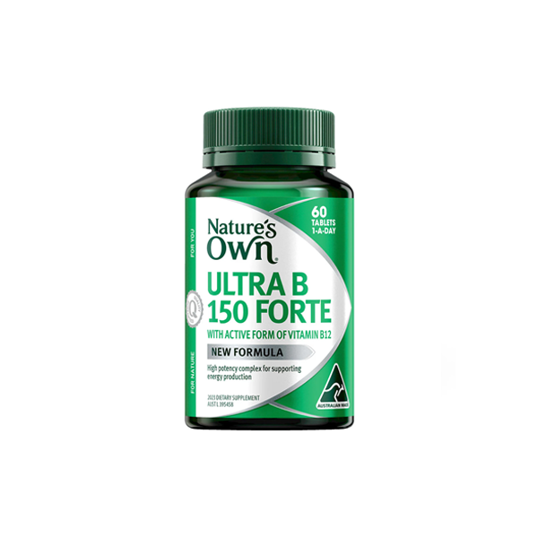 Natures Own Ultra B 150 Forte 60 Tablets (New Formula) – Shop & Dispatch