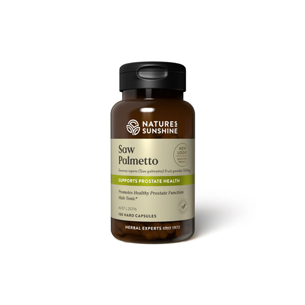 Natures Sunshine Saw Palmetto 550mg 100 Capsules