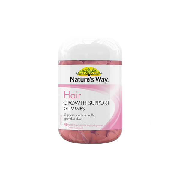 Natures Way Hair Growth Support Gummies 40 Pack