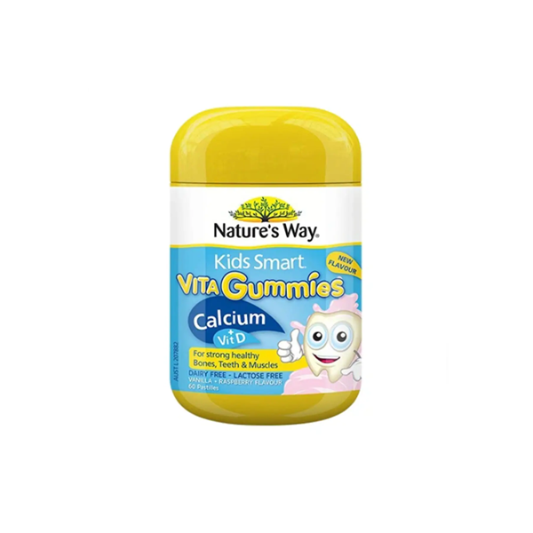 Natures Way Kids Smart Vita Gummies Calcium + Vitamin D 60 Pack