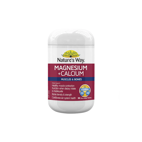 Natures Way Magnesium + Calcium 90 Tablets