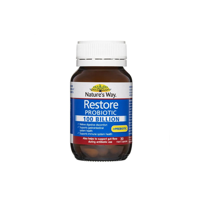 Natures Way Restore Probiotic 100 Billion 30 Capsules