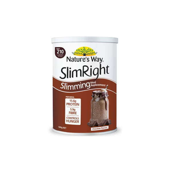 Natures Way Slimright Slimming Meal Replacement Shake Chocolate 500g