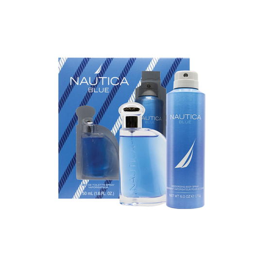 Nautica Blue Eau De Toilette 50ml & Bodyspray 150ml 2 Piece Set
