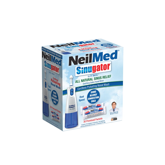 NeilMed Sinugator Pulsating Nasal Wash with 30 Premixed Sachets