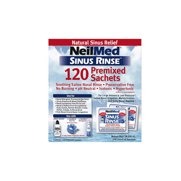 Neil Risne NeilMed Sinus Rinse 120 Premixed Sachets – Shop & Dispatch