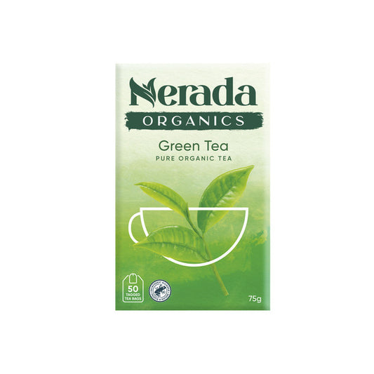 Nerada Organics Pure Green Tea Bags 50 pack | 75g