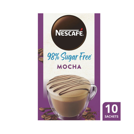 Nescafe 98% SF Mocha Coffee Sachets | 10 pack