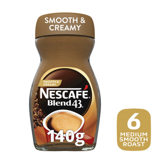 Nescafe Blend 43 Smooth & Creamy Instant Coffee | 140g