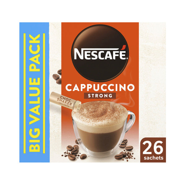 Nescafe Cafe Menu Coffee Cappuccino Strong | 26 Pack