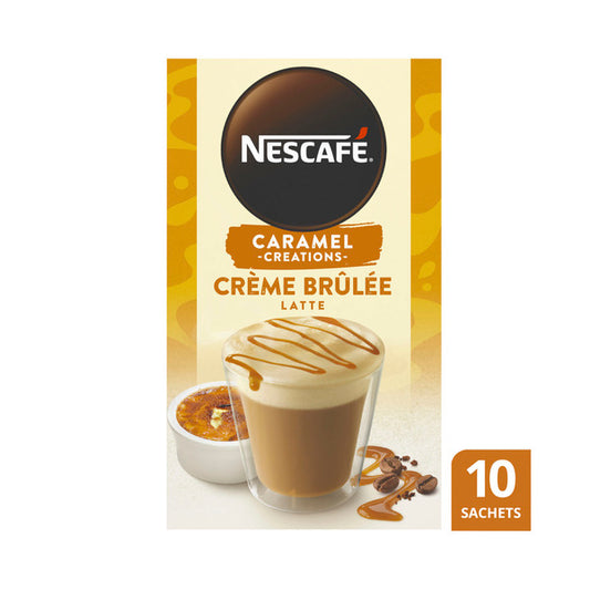 Nescafe Creme Brule Latte Coffee Sachets | 10 pack