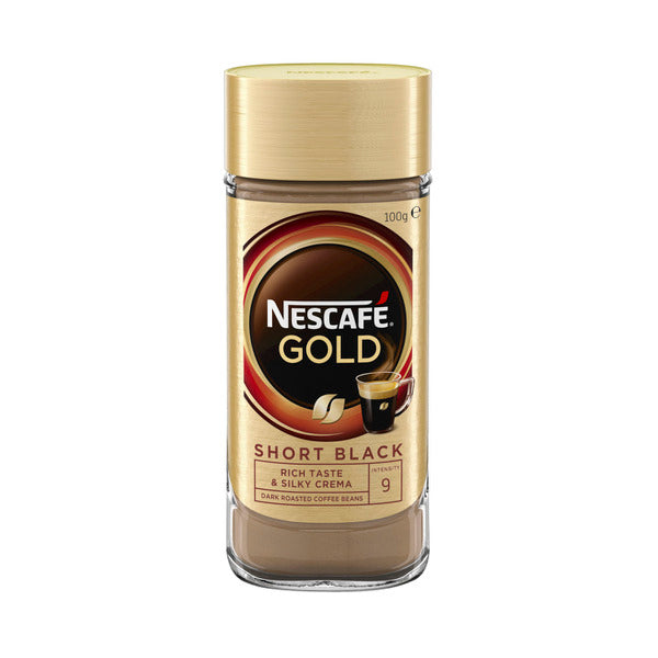 Nescafe Gold Short Black Strong Instant Coffee | 100g