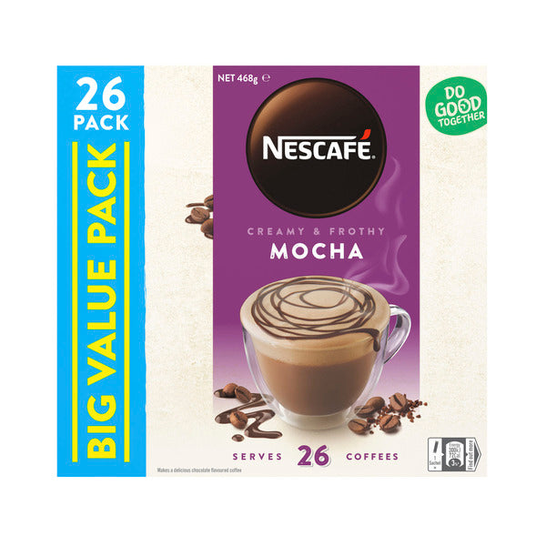 Nescafe Mocha Coffee Sachets | 26 Pack