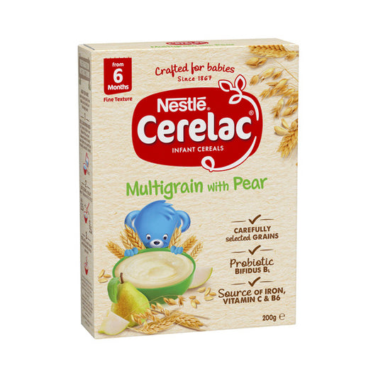 Nestle Cerelac Multigrain with Pear Baby Cereal Stage 3 | 200g