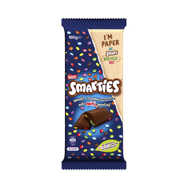 Nestle Smarties Chocolate Block | 180g – Shop & Dispatch