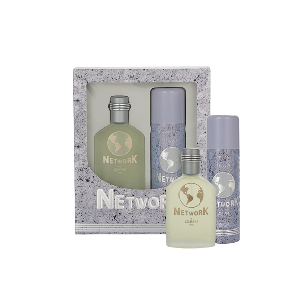 Network Body Spray Network Lomani Eau de Toilette 100mL & Deodorant Spray Set – Shop ...