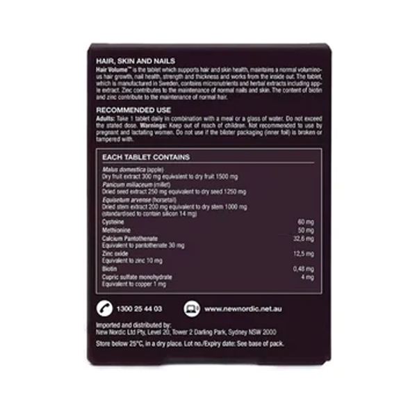 New Nordic Hair Volume 90t Tablets