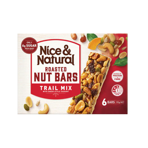 Nice & Natural Trail Mix Nut Bars | 192g