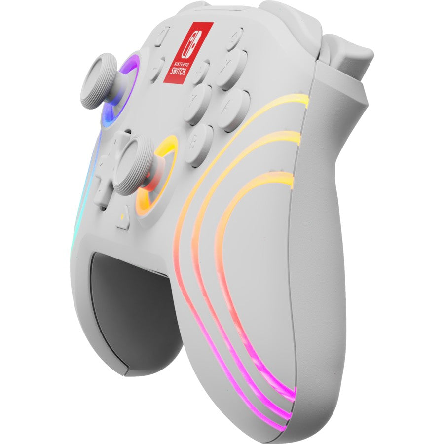 Nintendo Switch Afterglow Wave Wireless Controller White_2