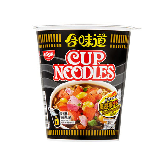 Nissin Black Pepper Crab Cup Noodles | 74g