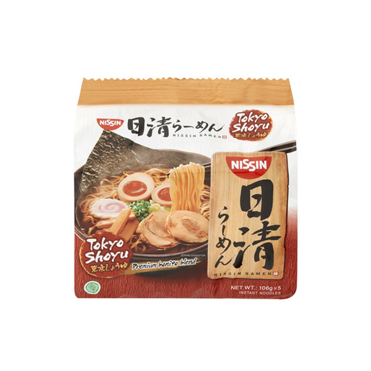 Nissin Ramen Tokyo Shoyu Noodles 5 Pack | 530g