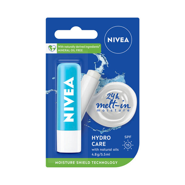 Nivea Lip Balm Hydro Care Spf15 | 4.8g