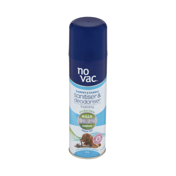 No Vac Pet Foam Carpet Sanitiser & Deodoriser | 290g