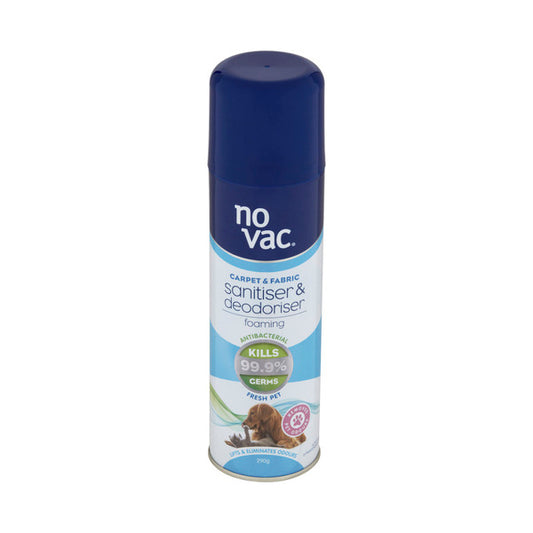 No Vac Pet Foam Carpet Sanitiser & Deodoriser | 290g