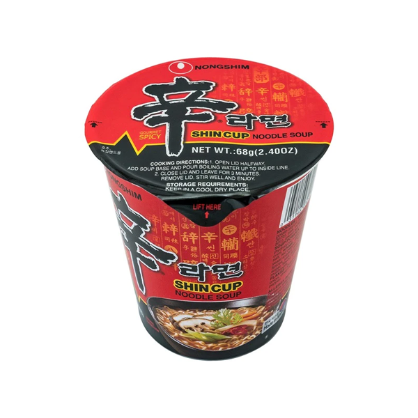 Nongshim Gourmet Spicy Shin Cup Noodle Soup | 68g