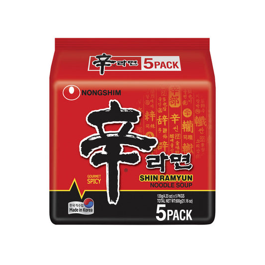 Nongshim Ramyun Noodle Soup 5 Pack | 600g