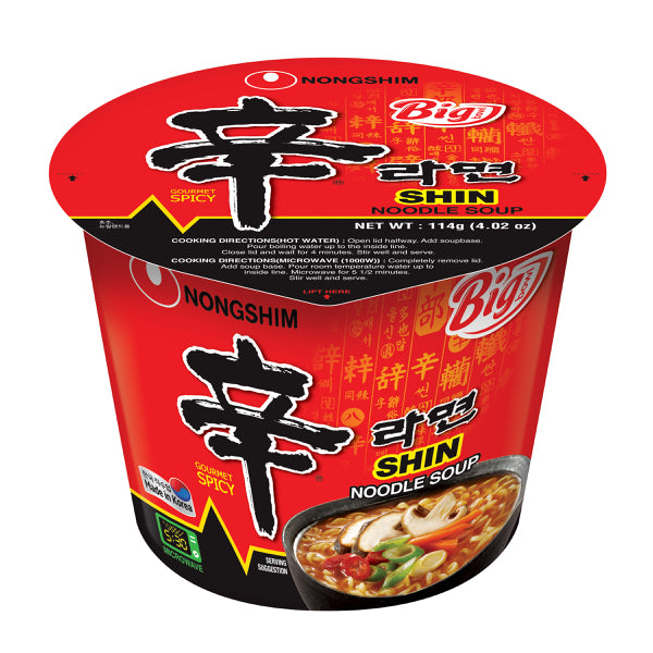 Nongshim Shin Noodle Soup Big Bowl | 114g