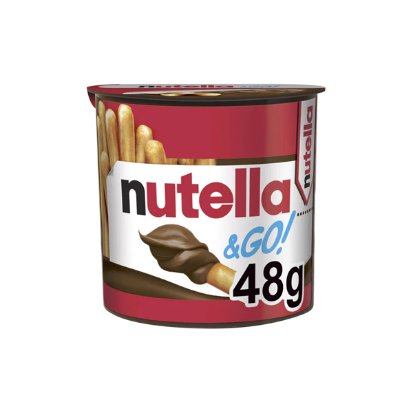 Nutella Ferrero Hazelnut Spread With Cocoa + Breadsticks | 48g