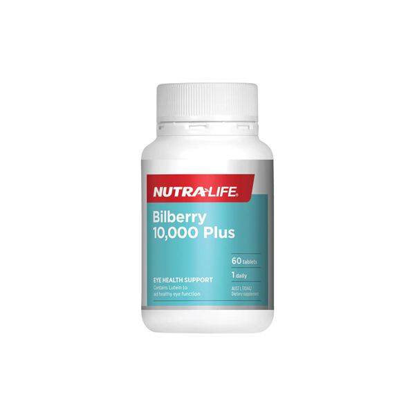 Nutra-Life Bilberry 10000 Plus 60 Tablets