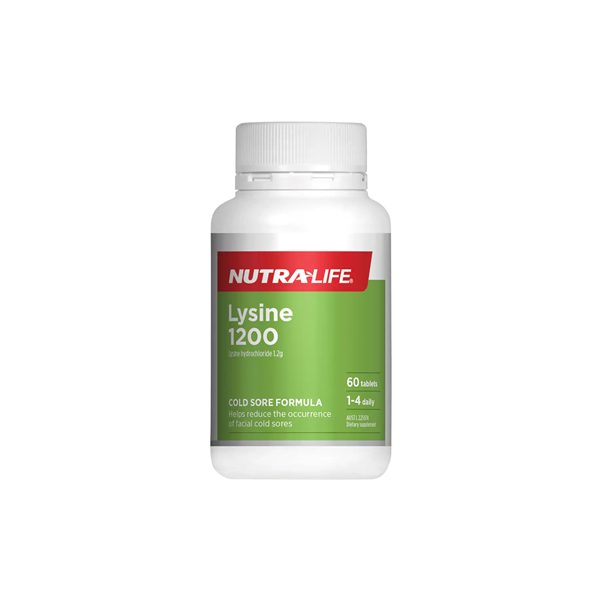 Nutra-Life Lysine 1200mg 60 Tablets