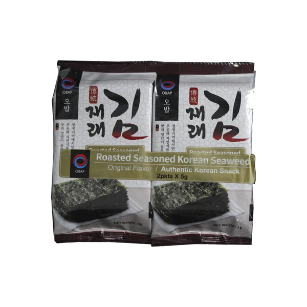 OBAP Roasted Seasoned Seaweed 2 Pack | 10g