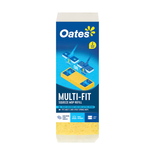 Oates Multifit Sponge Refill | 2 pack