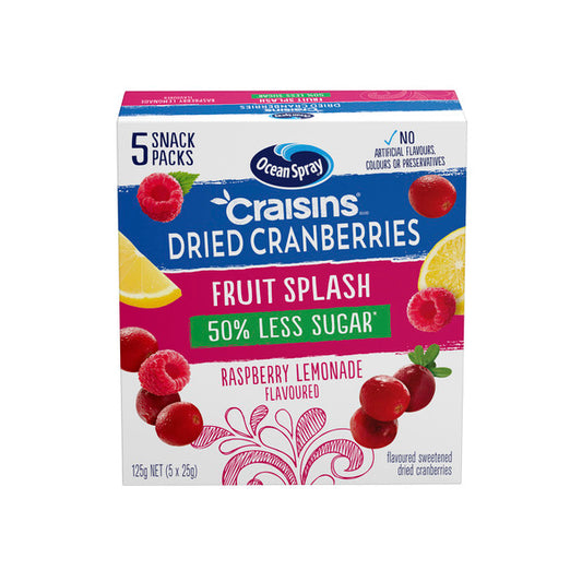 Ocean Spray Fruit Splash Raspberry Lemonade 5X25g | 5 Pack