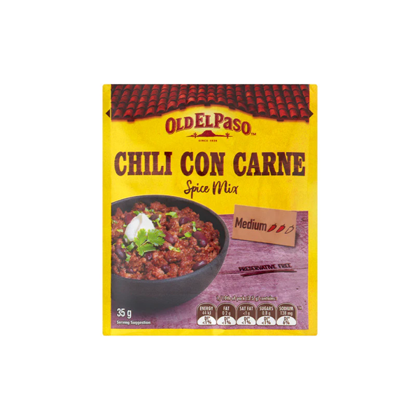 Old El Paso Chilli Con Canre Spice Mix | 35g – Shop & Dispatch