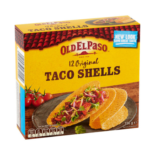 Generic Taco Shells Old El Paso Taco Shells 12 Pack | 156g – Shop & Dispatch