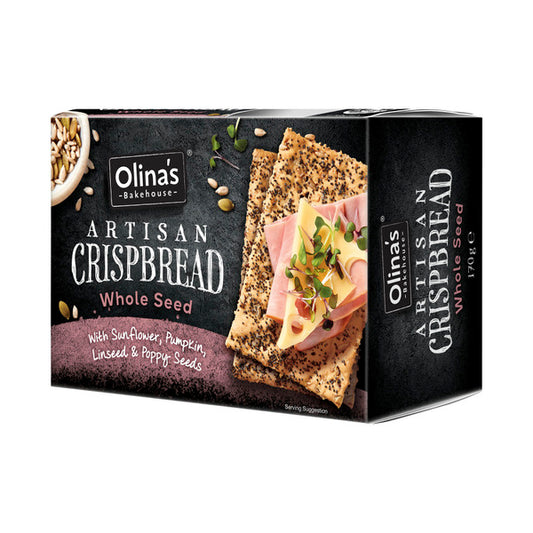 Olinas Artisan Crispbread Whole Seed With Sunflower | 170g