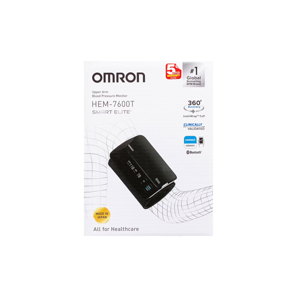 Omron HEM7600T Smart Elite Blood Pressure Monitor