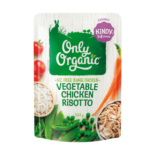 Only Organic Vegetable & Chicken Risotto | 220g x 2 Pack