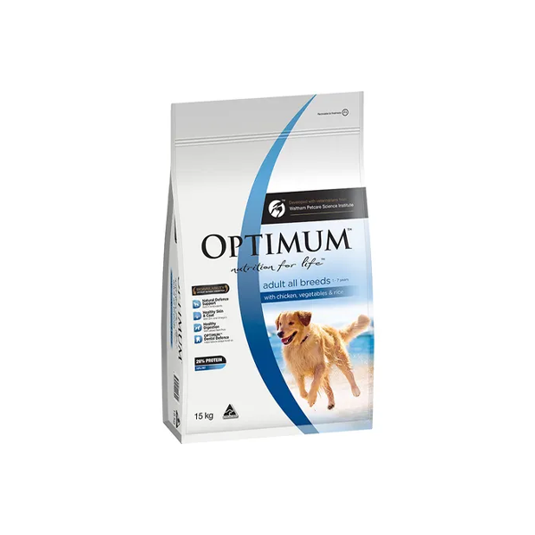 Optimum Chicken Veg & Rice Adult Dog Food 15kg