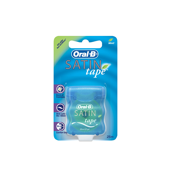 Oral B Dental Tape Satin Mint 25m