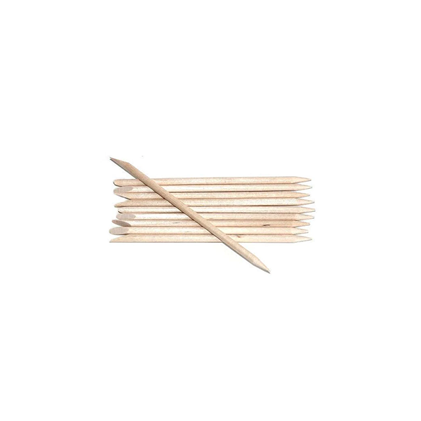 Orange Wood Sticks 6 Inch - 10pk