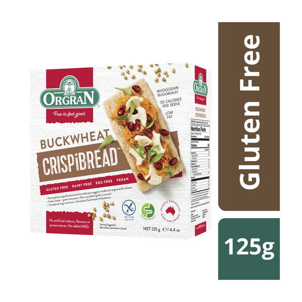Orgran Gluten Free Buckwheat Crispbread | 125g