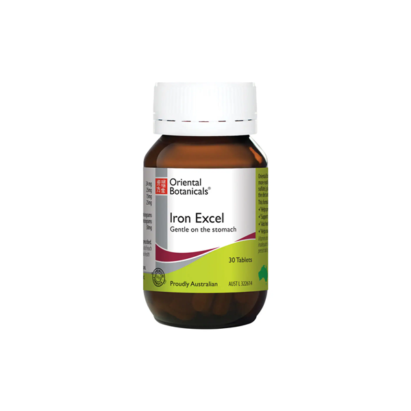 Oriental Botanicals Iron Excel 30 Tablets