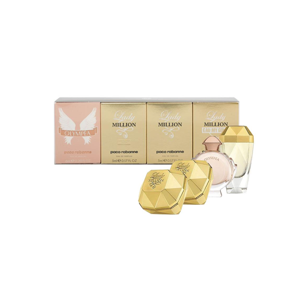 Paco Rabanne Ladies 4 Piece Miniature Set – Shop & Dispatch