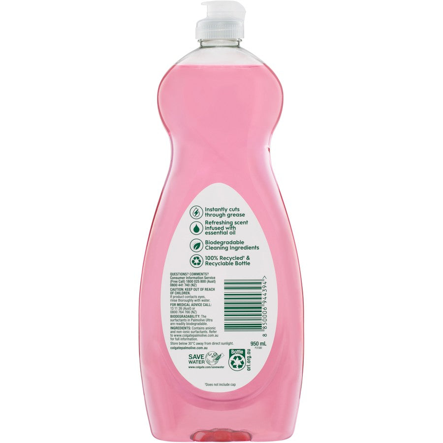 Palmolive Ultra Strength Concentrate Vanilla & Berries Dishwashing Liquid 950mL